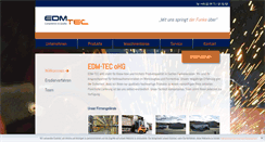 Desktop Screenshot of edm-tec.de